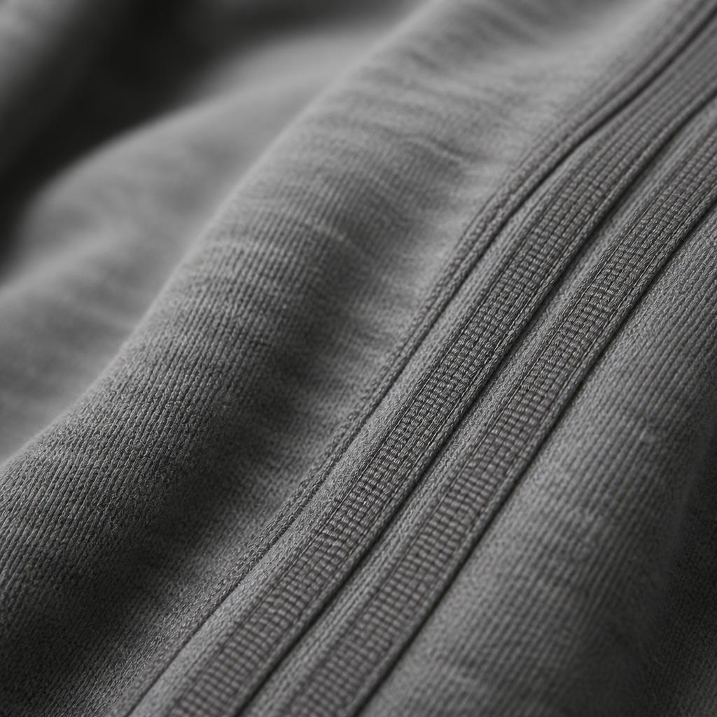 Grey — fabric up close
