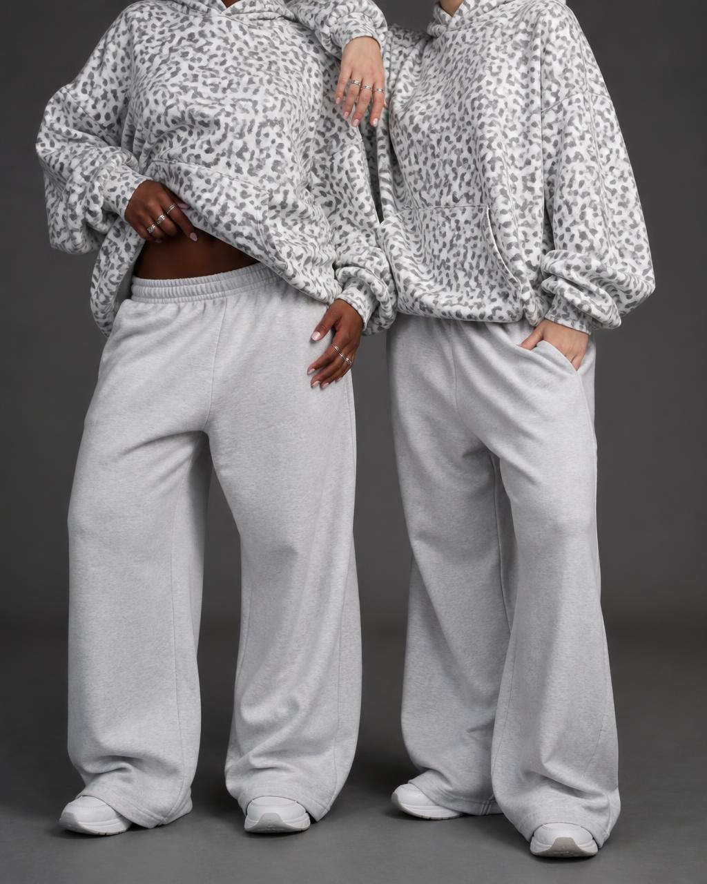 Grey Leopard — on body