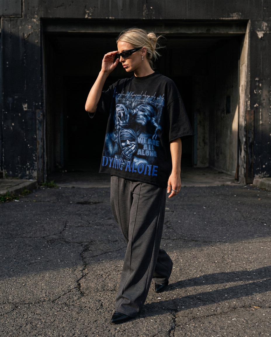 Blue — female editorial