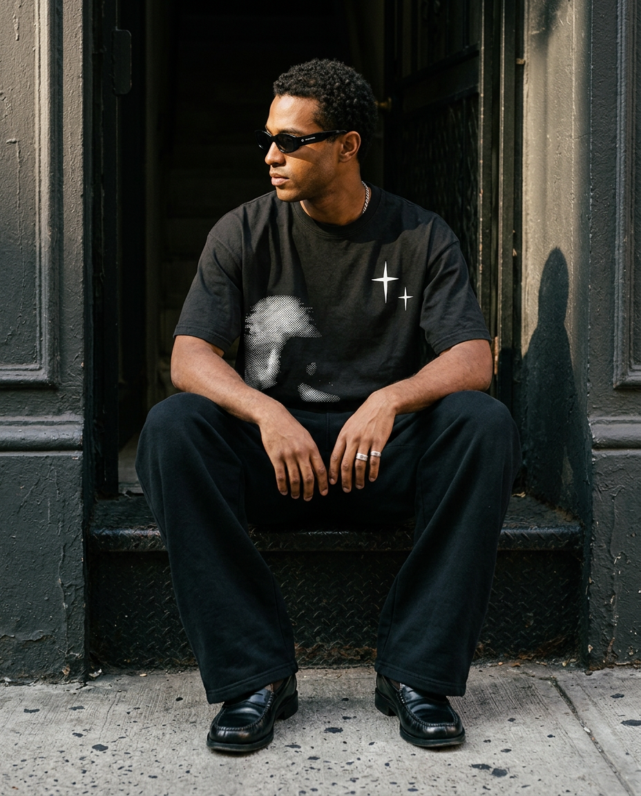 Black — male editorial